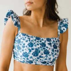 Santorini Bella Crop Top -Swim Shoreline 1W9A4742final