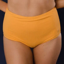 Groove High-Waisted Bottoms, Marigold -Swim Shoreline 2369A2317final