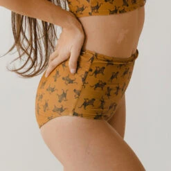 Golden Tiger High-Waisted Bottoms -Swim Shoreline 369A0109 8e72ca51 f28f 47a0 bdf8 e0578a4ac317