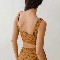 Golden Tiger Olivia Swim Crop -Swim Shoreline 369A0113