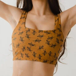 Golden Tiger Olivia Swim Crop -Swim Shoreline 369A0136