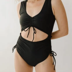 Venice Cut Out One-Piece, Black 21 Venice Cut Out One-Piece, Black -Swim Shoreline 369A0162