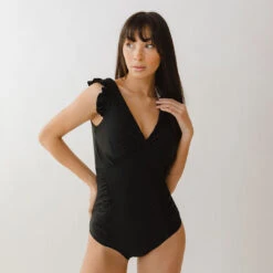 Riptide One-Piece, Black -Swim Shoreline 369A0192