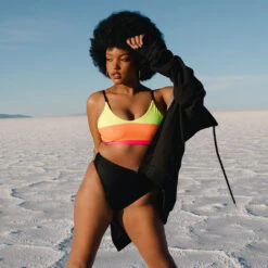 Kelsey High Cut Bottoms, Black -Swim Shoreline 369A0246final