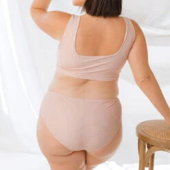 Pink Checkers Hipster Bottoms -Swim Shoreline 369A0515final 4704a9b7 98d1 45ce 82f9 a40665a3a783