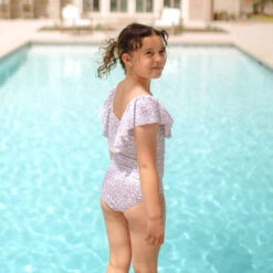 Mini Wave One-Piece, Lilac -Swim Shoreline 369A0638final