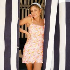 Darling Pink High-Waisted Swim Skirt -Swim Shoreline 369A0763final d2c527ce 563c 4b55 8ccd bbe614edc887