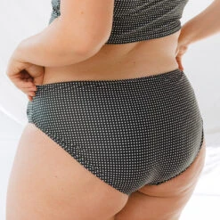 Black Checkers Hipster Bottoms 16 Black Checkers Hipster Bottoms -Swim Shoreline 369A1394final web