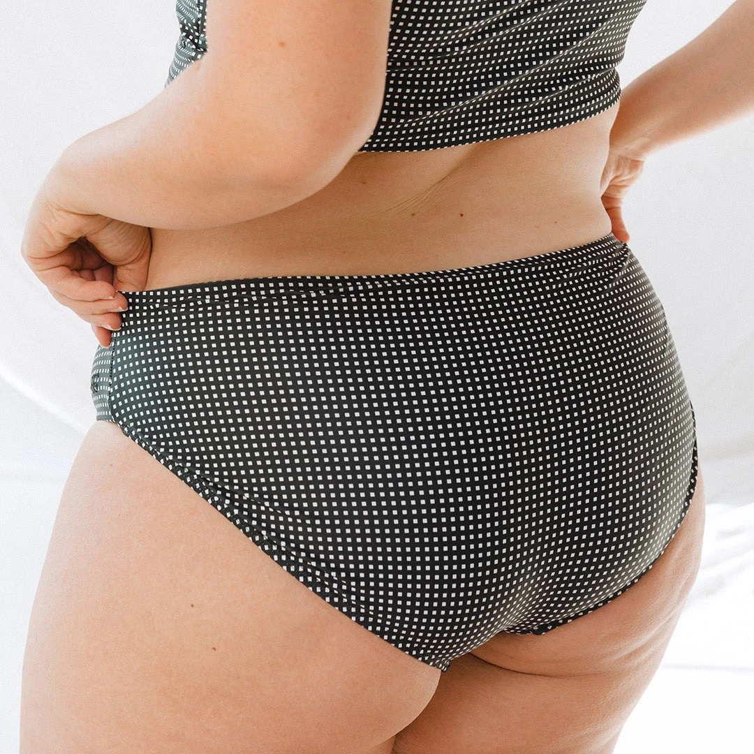 Black Checkers Hipster Bottoms 9 Black Checkers Hipster Bottoms - Image 7