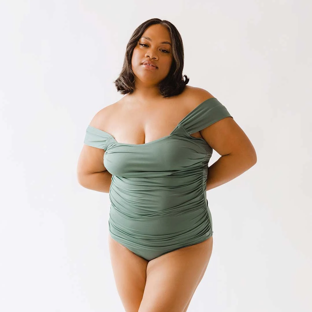 Sea Salt Off Shoulder One-Piece 9 Sea Salt Off Shoulder One-Piece - Image 7