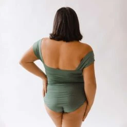 Sea Salt Off Shoulder One-Piece 23 Sea Salt Off Shoulder One-Piece -Swim Shoreline 369A1576final