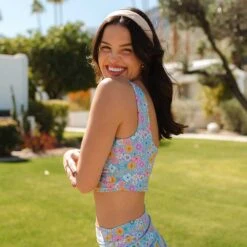 Darling Blue Olivia Swim Crop -Swim Shoreline 369A1586final