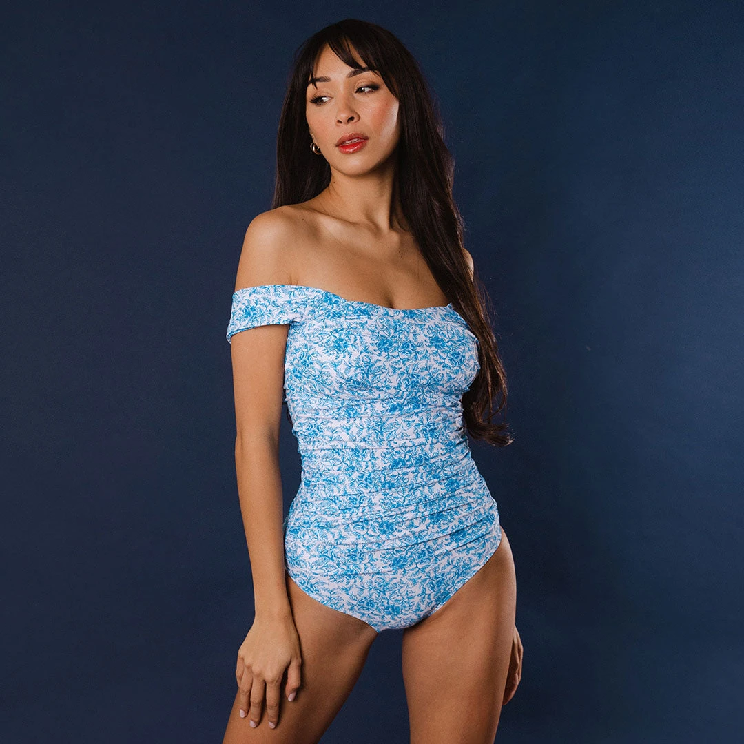 The Mykonos White Off Shoulder One-Piece 14 The Mykonos White Off Shoulder One-Piece - Image 13