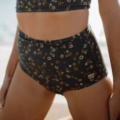 Flora High-Waisted Bottoms -Swim Shoreline 369A2190final