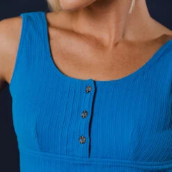 Deep End One-Piece, Cobalt -Swim Shoreline 369A2231final