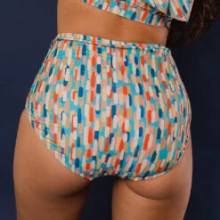 Athens Sunset High-Waisted Bottoms -Swim Shoreline 369A2287final
