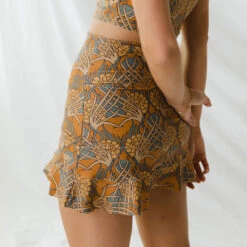 Golden Hour High-Waisted Swim Skirt -Swim Shoreline 369A3371final