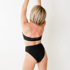 Kelsey High Cut Bottoms, Black -Swim Shoreline 369A4033final