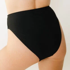 Kelsey High Cut Bottoms, Black -Swim Shoreline 369A4063final