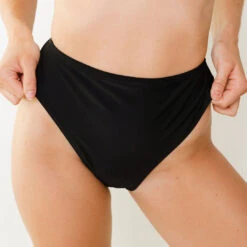 Kelsey High Cut Bottoms, Black -Swim Shoreline 369A4073final