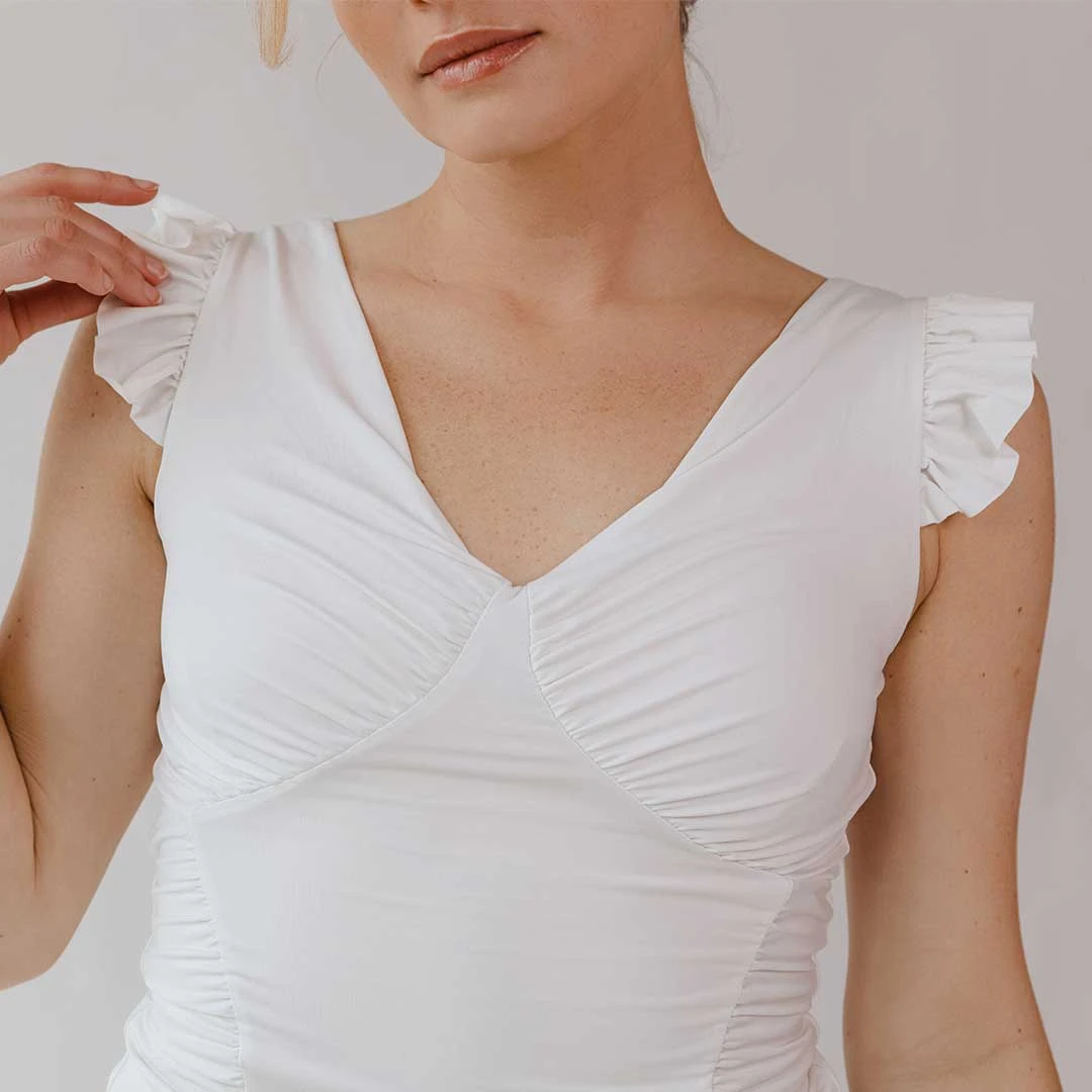 Riptide One-Piece, Ivory 14 Riptide One-Piece, Ivory - Image 12