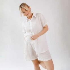 Cabana Shorts, White -Swim Shoreline 369A4643final