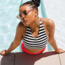 Hang Ten Game Changer Swim Crop -Swim Shoreline 369A5131final