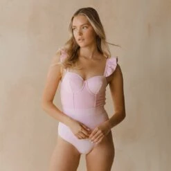 The Lady One-Piece, Ballet Pink -Swim Shoreline 369A5271finnal