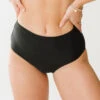 Matte Black High-Waisted Bottoms -Swim Shoreline 369A5348final