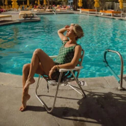 The Natalie One-Piece, Green Check -Swim Shoreline 369A5768final a9c0debe 9070 4f27 a5ca 941673ecbde4