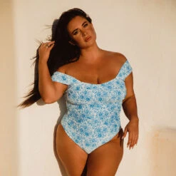 The Mykonos White Off Shoulder One-Piece 21 The Mykonos White Off Shoulder One-Piece -Swim Shoreline 369A7952final