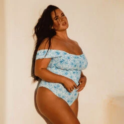 The Mykonos White Off Shoulder One-Piece 22 The Mykonos White Off Shoulder One-Piece -Swim Shoreline 369A7961final