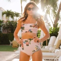 Rose Pink Bella Crop Top -Swim Shoreline 369A8075final