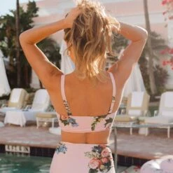 Hailey Crop, Rose Pink -Swim Shoreline 369A8248final