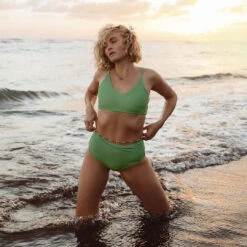 Green High-Waisted Bottoms -Swim Shoreline 369A8519final ad72c6ad 80cb 4183 8c21 c7a78fa7535a