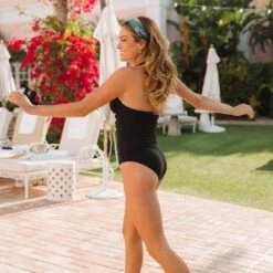 The Bridgerton One-Piece, Black -Swim Shoreline 369A8561final