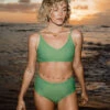 Green High-Waisted Bottoms 2 Green High-Waisted Bottoms -Swim Shoreline 369A8567final d6643cac 8de2 4c4c 8457 18a7ea47a705