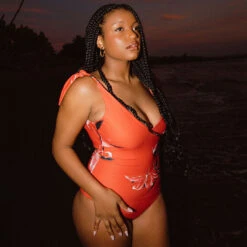 Belle One-Piece, Pink Lily -Swim Shoreline 369A8943final