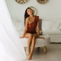 Icon Wave One-Piece, Cinnamon 13 Icon Wave One-Piece, Cinnamon -Swim Shoreline 369A9563final