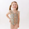 Mini Ruffle One-Piece, Athens Sunset -Swim Shoreline 369A9861final