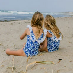 Mini Ruffle One-Piece, Santorini -Swim Shoreline HOME2524