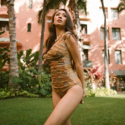 The Florence Off Shoulder One-Piece -Swim Shoreline I2A5055final