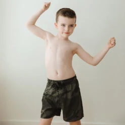 Camo Jr. Swim Trunks -Swim Shoreline I2A8387