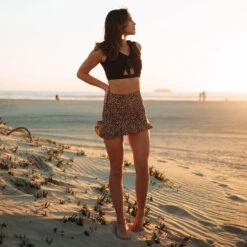 Pursuit High-Waisted Swim Skirt -Swim Shoreline SWIMSKIRT PURSUIT11