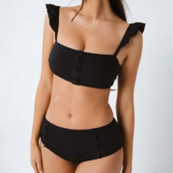 Black Monroe Button Bottoms -Swim Shoreline black monroe 2