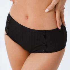 Black Monroe Button Bottoms -Swim Shoreline black monroe 5