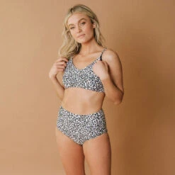 Cheetah High-Waisted Bottoms -Swim Shoreline cheetah high waisted bottoms5