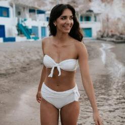 Simone Bandeau, Ivory -Swim Shoreline creambandeau web2