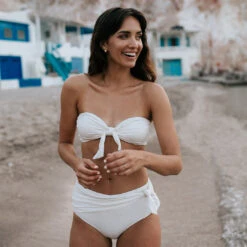 Simone Bandeau, Ivory -Swim Shoreline creambandeau web3