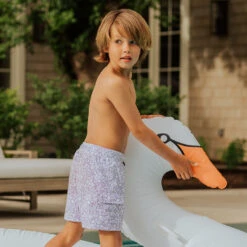 Lilac Jr. Swim Trunks